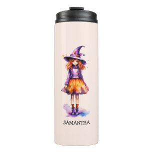 Termo Chica de Brujas Pastel Cute - Estética de Hallowee