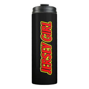 Termo Chica de Jersey de Comic Rojo y Amarillo