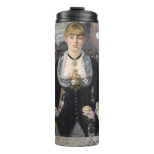 Termo Chica de la camarera victoriana en Folies Bergere,