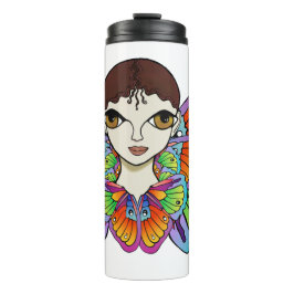 Termo chica de mariposa, tanque femenino arriba