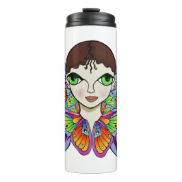 Termo chica de mariposa, tanque femenino arriba