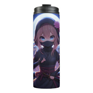 Termo Chica guerrero de ninja
