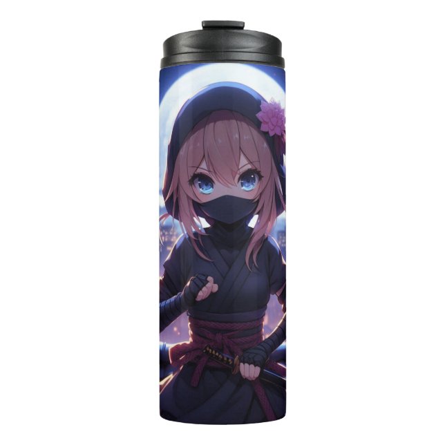 Termo Chica guerrero de ninja (Anverso)