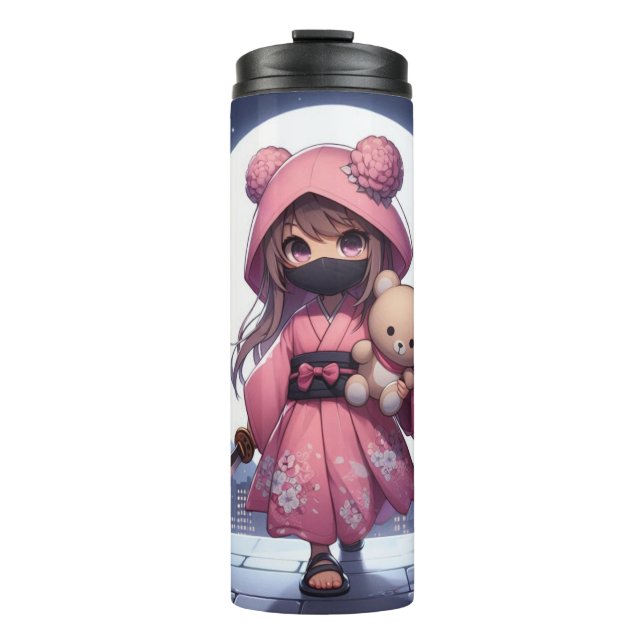 Termo Chica guerrero guerrero guerrero guineano y teddy (Anverso)