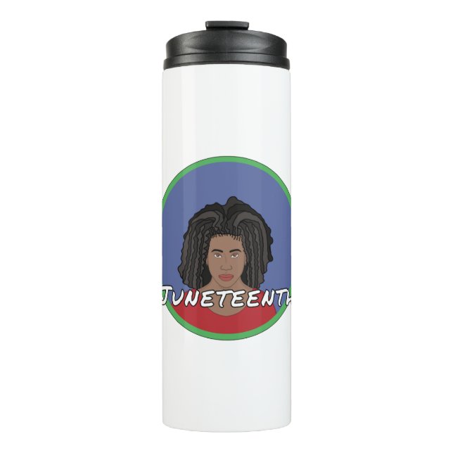 Termo Chica Negra Juneteenth (Anverso)