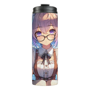 Termo Chica Smart Anime en libros de lectura de bibliote