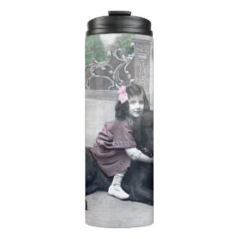 Termo Chica y su perro