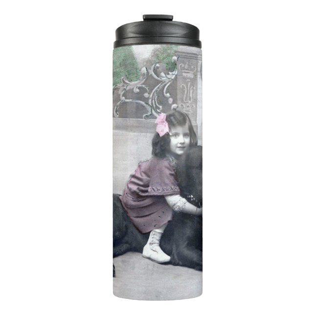 Termo Chica y su perro (Anverso)