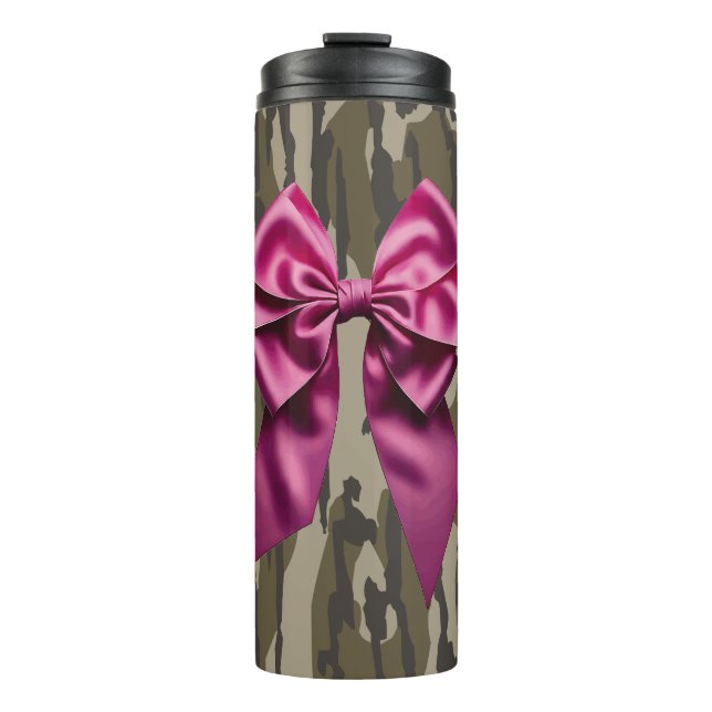 Termo Chicas Camo Cinta Rosa Bow Bottomland Camo (Anverso)