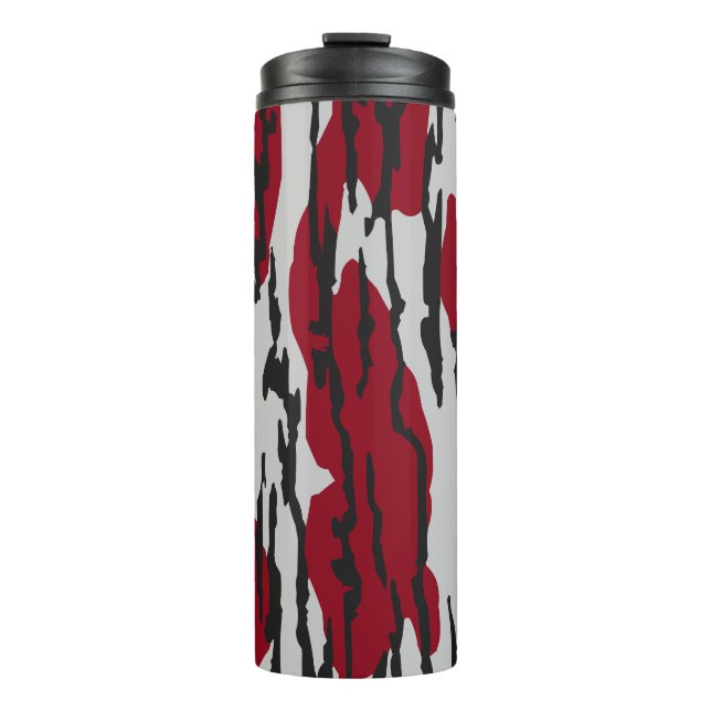 Termo Chicas de Bottomland Camo, de raza roja y blanca (Anverso)