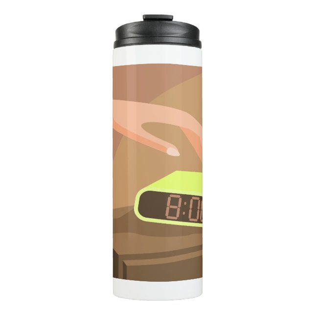 Termo Chicas presionando con la mano el botón de sondeo  (Anverso)