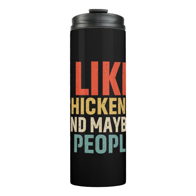 Termo Chicken Lover | Me Gustan Los Pollos (Anverso)