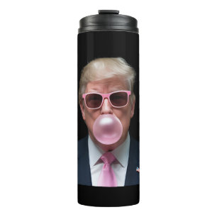 Termo Chicle Trump Rosa Divertido Presidente de EE. UU.