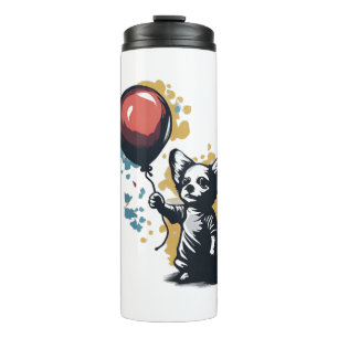 Termo Chihuahua Balloon Cute Dog Chiwawa Funny