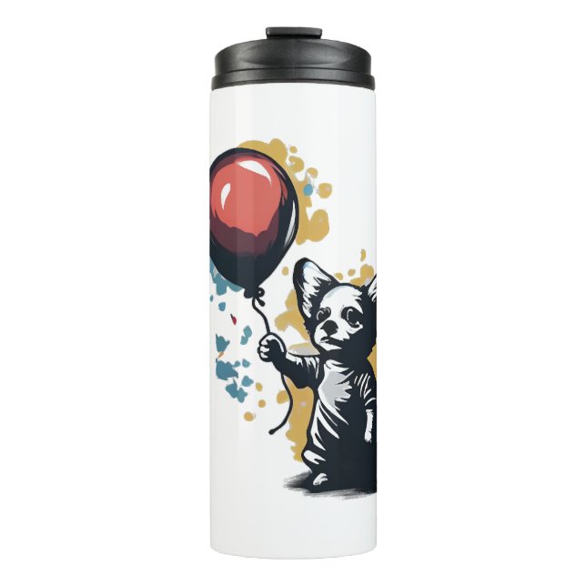 Termo Chihuahua Balloon Cute Dog Chiwawa Funny (Anverso)