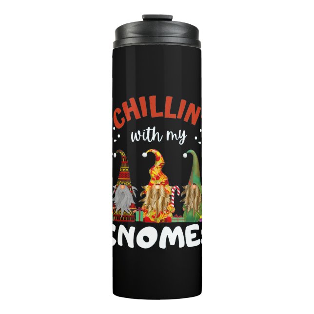 Termo Chillin Con Mis Navidades Gnomes (Anverso)