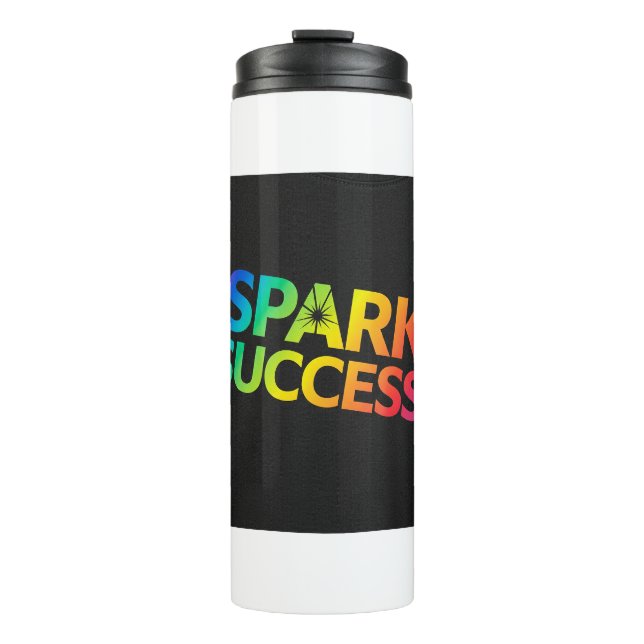 Termo Chispa exitosa. Diseño de camisetas (Anverso)