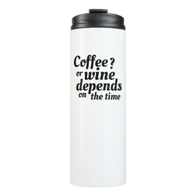 Termo Chiste De Café O Vino (Anverso)