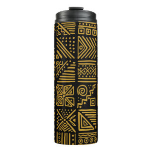 Termo Choque africano: etnia tribal sin costuras.