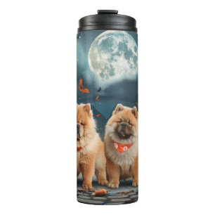 Termo Chow Chow Halloween Espeluznante