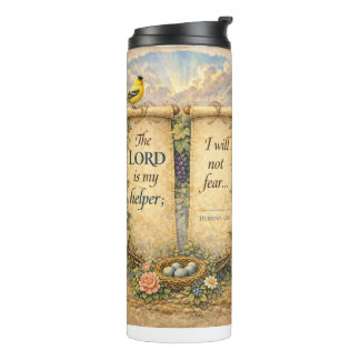 Termo Christian Bible Verse Thermal Tumbler Water Bottle
