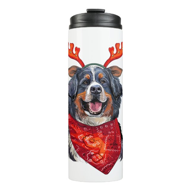 Termo Christmas Bernese Mountain Dog (Anverso)