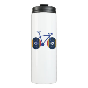 Termo Ciclismo con bandera de Misisipi