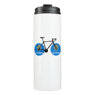 Termo Ciclismo con bandera de Oklahoma
