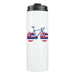 Termo Ciclismo con bandera hawaiana