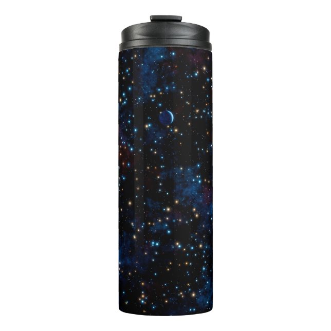 Termo Cielo nocturno estrellado con estrellas y planetas (Anverso)