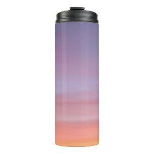 Termo Cielo rosa, amarillo y morado nublado