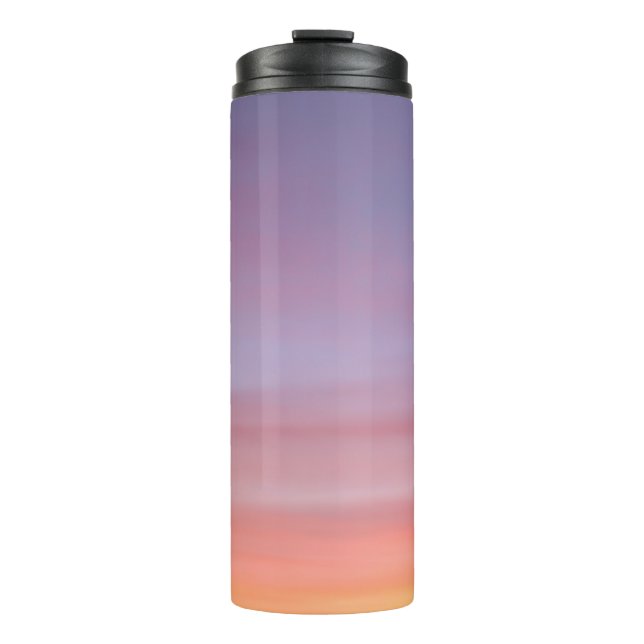 Termo Cielo rosa, amarillo y morado nublado (Anverso)
