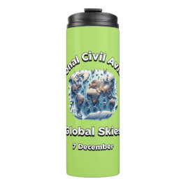 Termo Cielos globales. Día Internacional de la Aviación