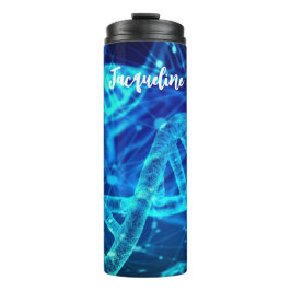 Termo Ciencia de ADN azul