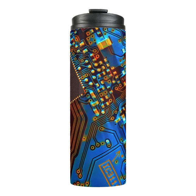 Termo Cierre de la tarjeta de circuito electrónico. fond (Anverso)