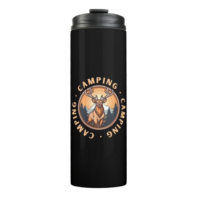Termo Ciervos - Salvajismo - Camping (Anverso)