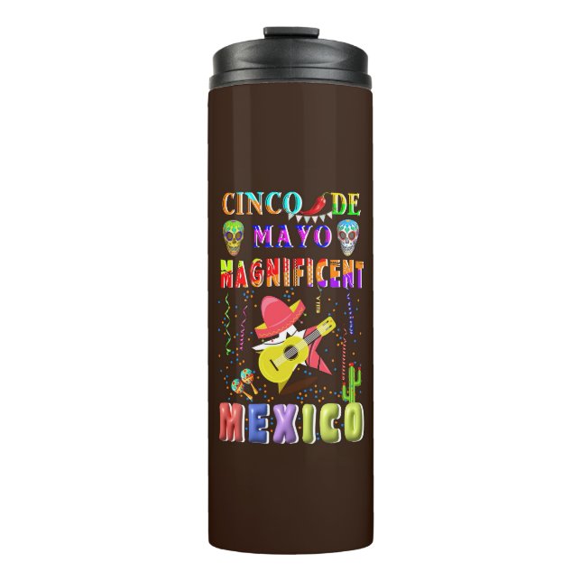 Termo Cinco de Mayo México magnífico (Anverso)