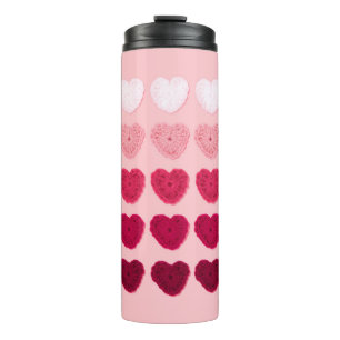 TERMO CINCO FILAS Y COLUMNAS DE CORAZONES DE COCINA