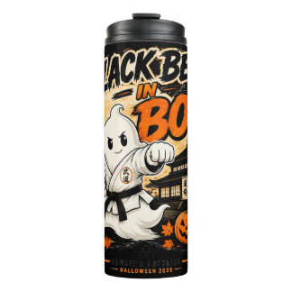 Termo Cinturón Negro en Boo Halloween Karate Tumbler
