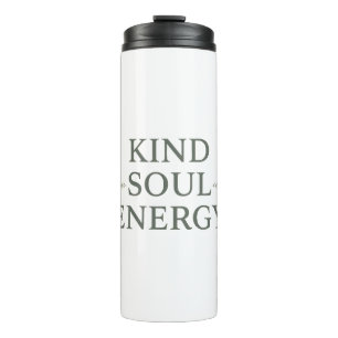 Termo Cita de energía positiva zen moderna