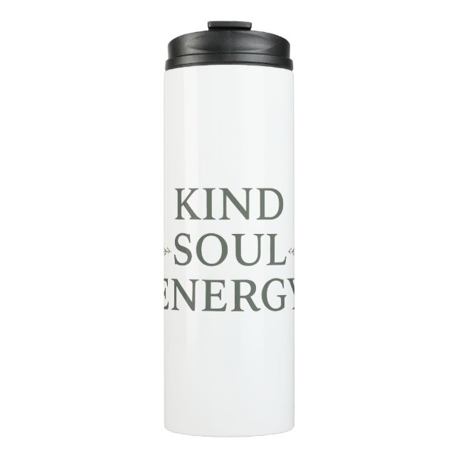 Termo Cita de energía positiva zen moderna (Anverso)