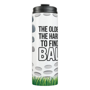 Termo Cita divertida de golf