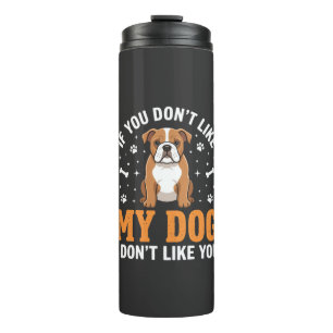 Termo Cita Divertida de Mi Perro Bulldog