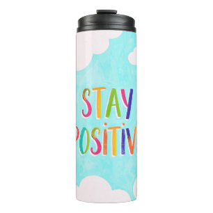 Termo Cita motivacional positiva pintada