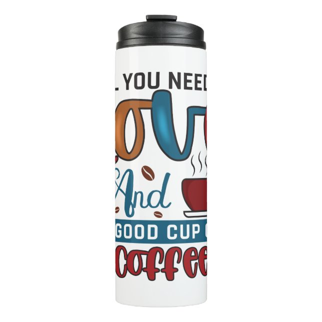 Termo Citas graciosas de café para los amantes del café (Anverso)