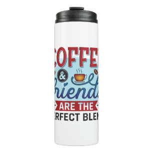 Termo Citas graciosas de café para regalo de los amantes