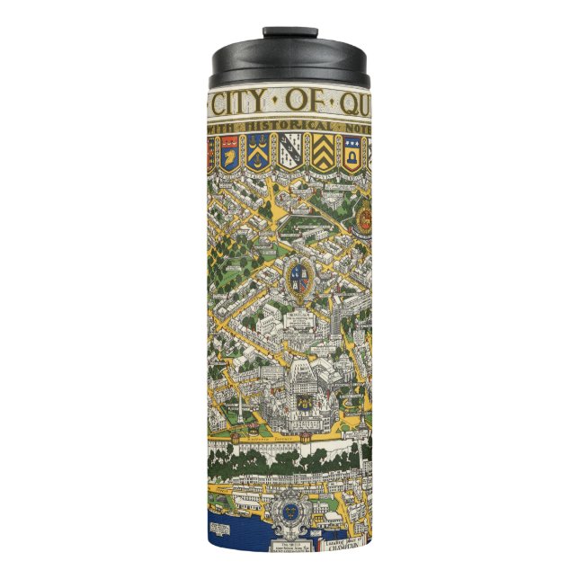 Termo Ciudad del mapa de Quebec (Anverso)