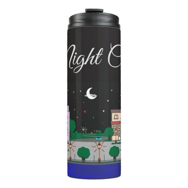 Termo Ciudad nocturna (Anverso)