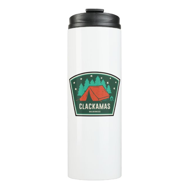 Termo Clackamas Wilderness Oregon Camping (Anverso)