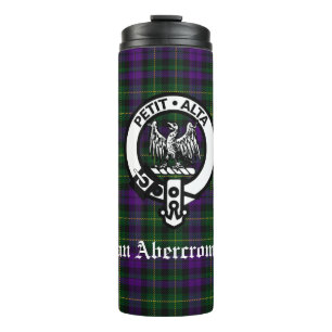 Termo Clan Abercrombie Tartán y Escudo